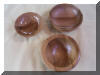 Assorted Sassafras bowls, available in Huon pine, Blackwood and Myrtle.