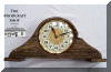 Red gum Mantle clock