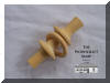 Huon Pine baby rattle, handcrafted, one piece.